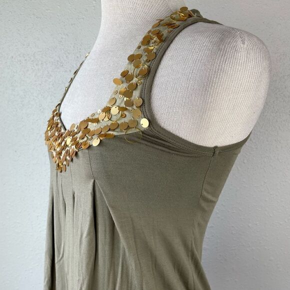 NWT Mac & Jac Khaki Mix Tank Top Size XS - Picture 5 of 9